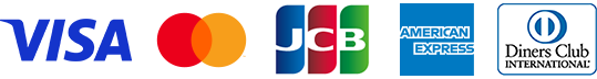 VISA,Master,JCB,AMERICAN EXPRESS,Dinner Club